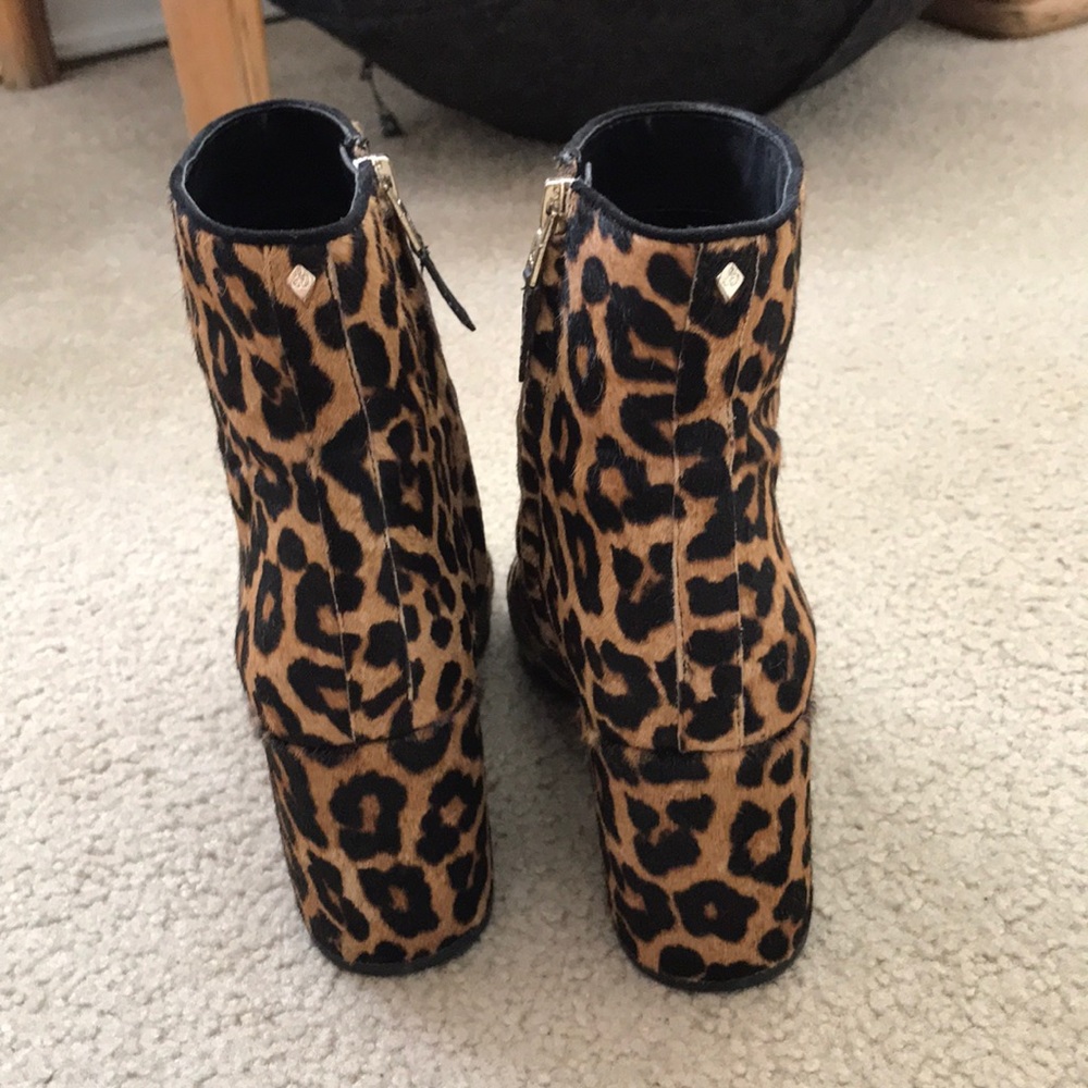 Sam Edelman Leopard Booties - Picture 5 of 6
